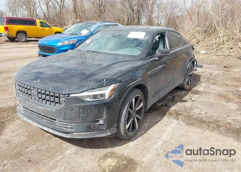 2022 Polestar 2 Long Range Dual Motor z USA, uszkodzony, nr VIN LPSED3KAXNL084764